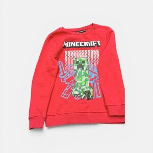 Minecraft Kids Red Sweater